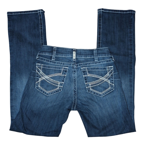 Ariat Women's Mid Rise Boot Cut Real Riding Jeans - Picture 3 of 5